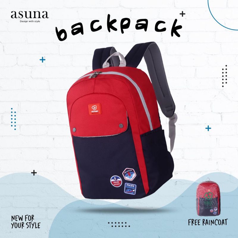 HERBIE Tas Backpack Wanita Terbaru | Tas Ransel Sekolah Kuliah | Tas Gendong