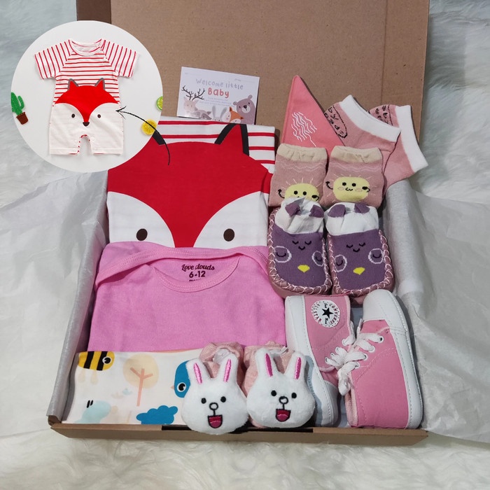 

(COD) Baby CEO | Paket Premium Hampers Bayi | Kado Lahiran - Pink A