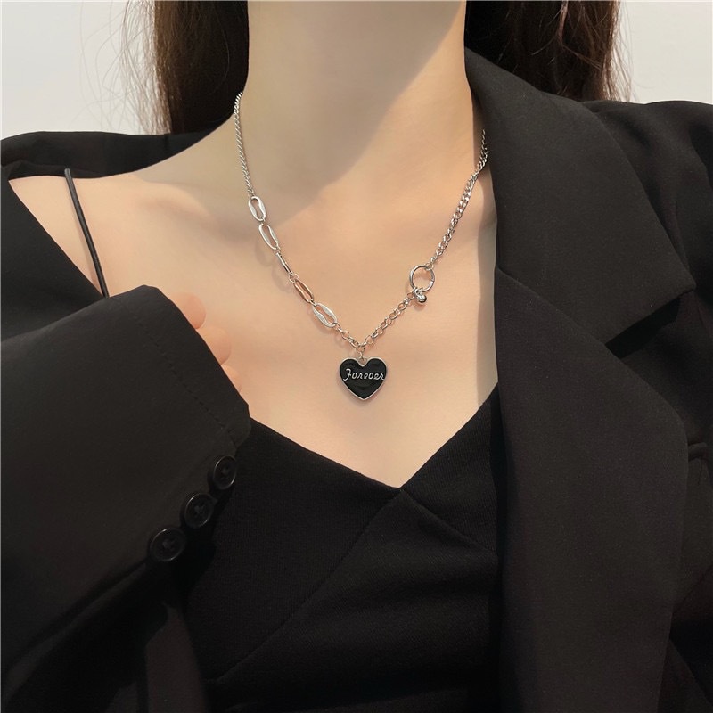 Kalung love forever titanium anti karat harga grosir bisa cod harga grosir bisa bayar di tempat