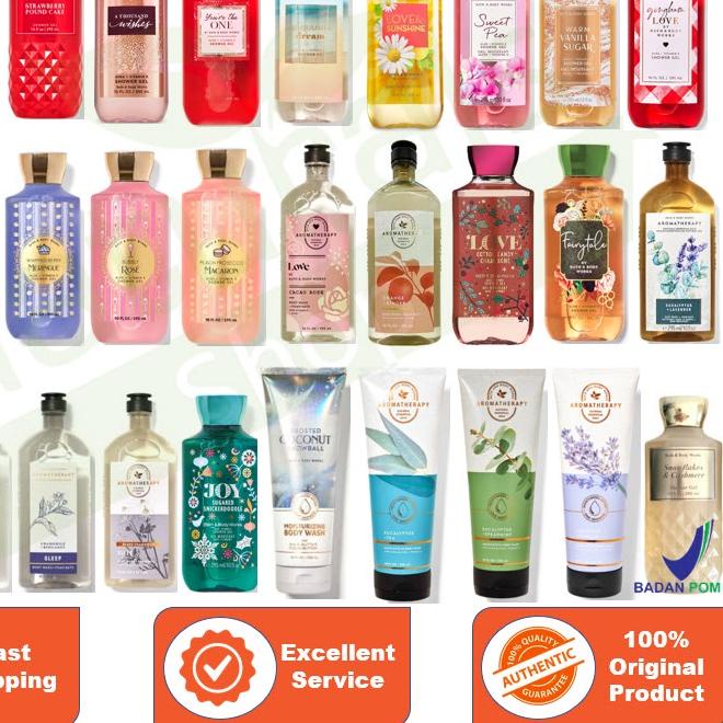 ➱ BBW Bath and Body Works SHOWER GEL Aromatherapy / In The Stars / Into The Night / A Thousand Wishe