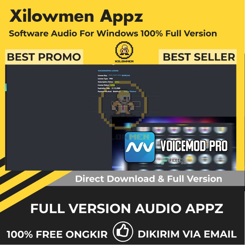 [Full Version] Voicemod Pro Lifetime - untuk mengubah suara saat bermain game atau melakukan panggilan video