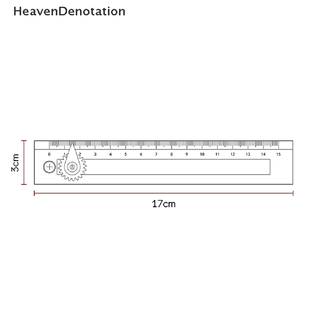 [HeavenDenotation] Penggaris Kompas Kreatif Multi-Fungsi Gambar Lingkaran Alat Penggaris Untuk DIY Gambar Geometris Alat Ukur Siswa Perlengkapan Alat Tulis Sekolah HDV