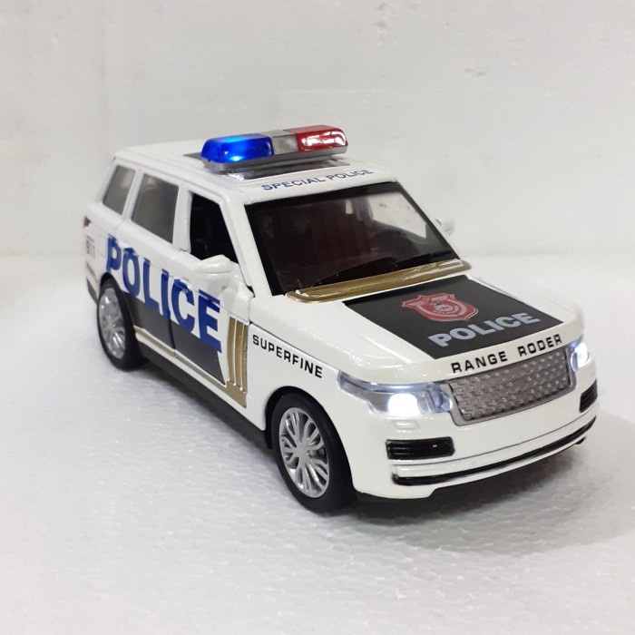 mainan mobil polisi DIECAST RANGE ROVER