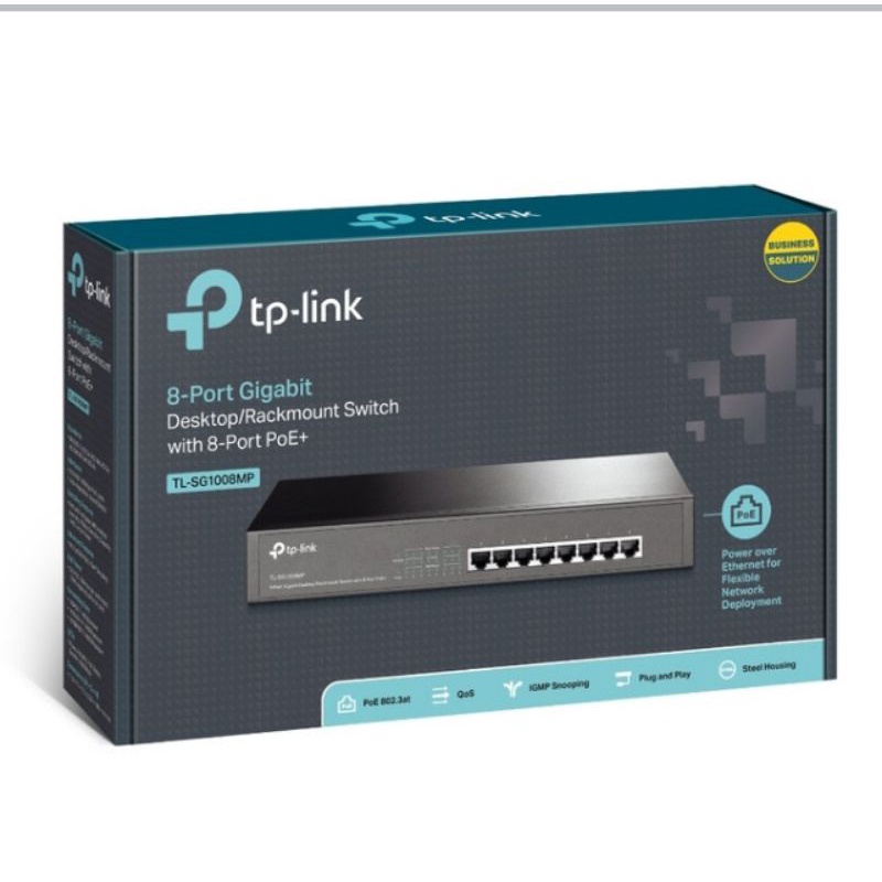 TL-SG1008MP Desktop 8Port Gigabit Switch with 8Port PoE