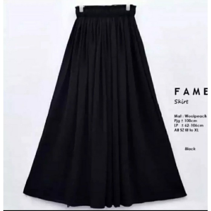 Rok wolfis -Rok rempel-Rok maxi skirt