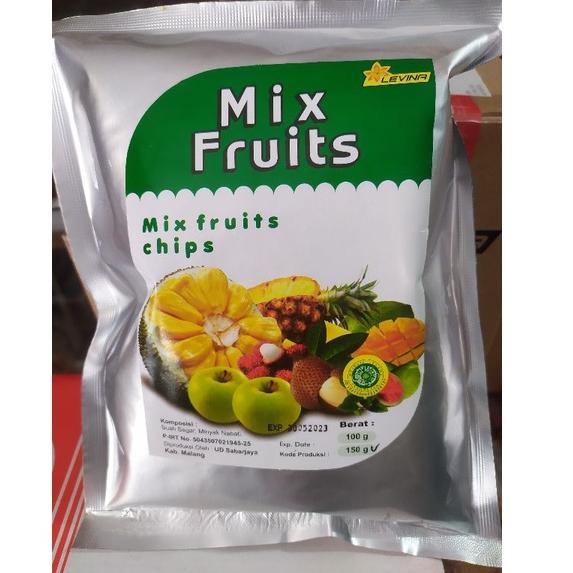 

G85 Keripik buah levina Mix nangka apel salak nanas mangga GRATIS ONGKIR ト