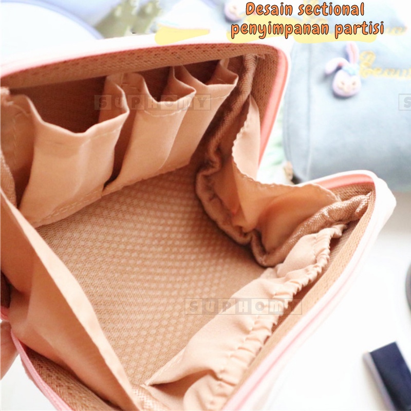 Tas Kosmetik Tas MakeUp Cosmetic Bag Organizer Make up Bag Pouch make up Dompet kosmetik