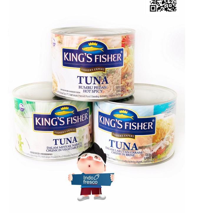 

♗ King's Fisher Tuna In Canned- Daging Tuna Kaleng 1800g ♣