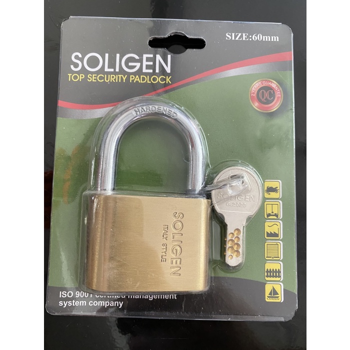 Terlaris Gembok Pagar Anti Maling 60Mm Kuningan