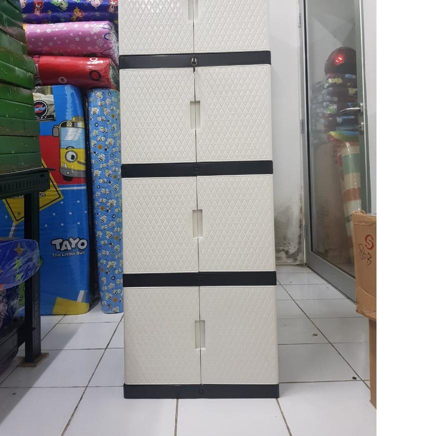 ➨ LEMARI PLASTIK / LEMARI PAKAIAN / LACI PAKAIAN RAK PLASTIK NON KUNCI ۝