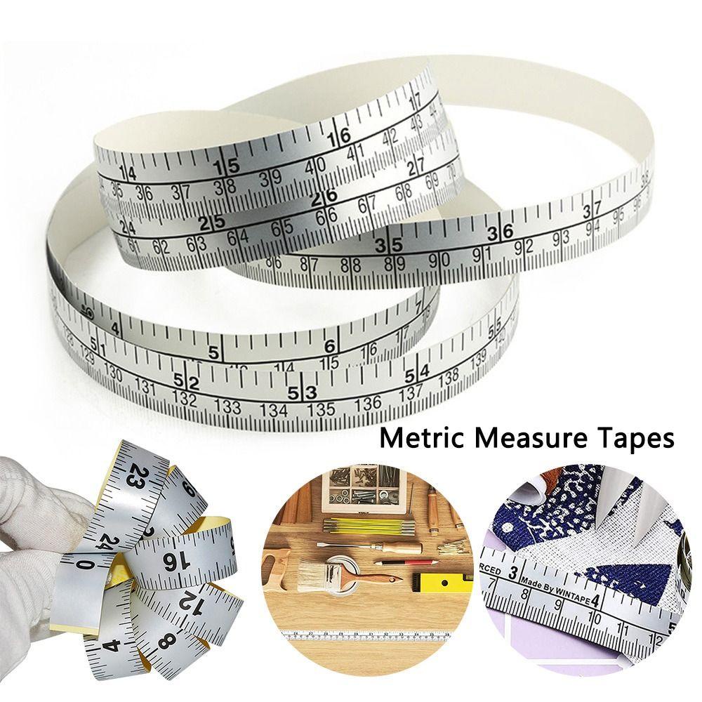 POPULAR Populer Self Adhesive Measure Tape High Quality Meteran Penggaris Vinyl Portabel
