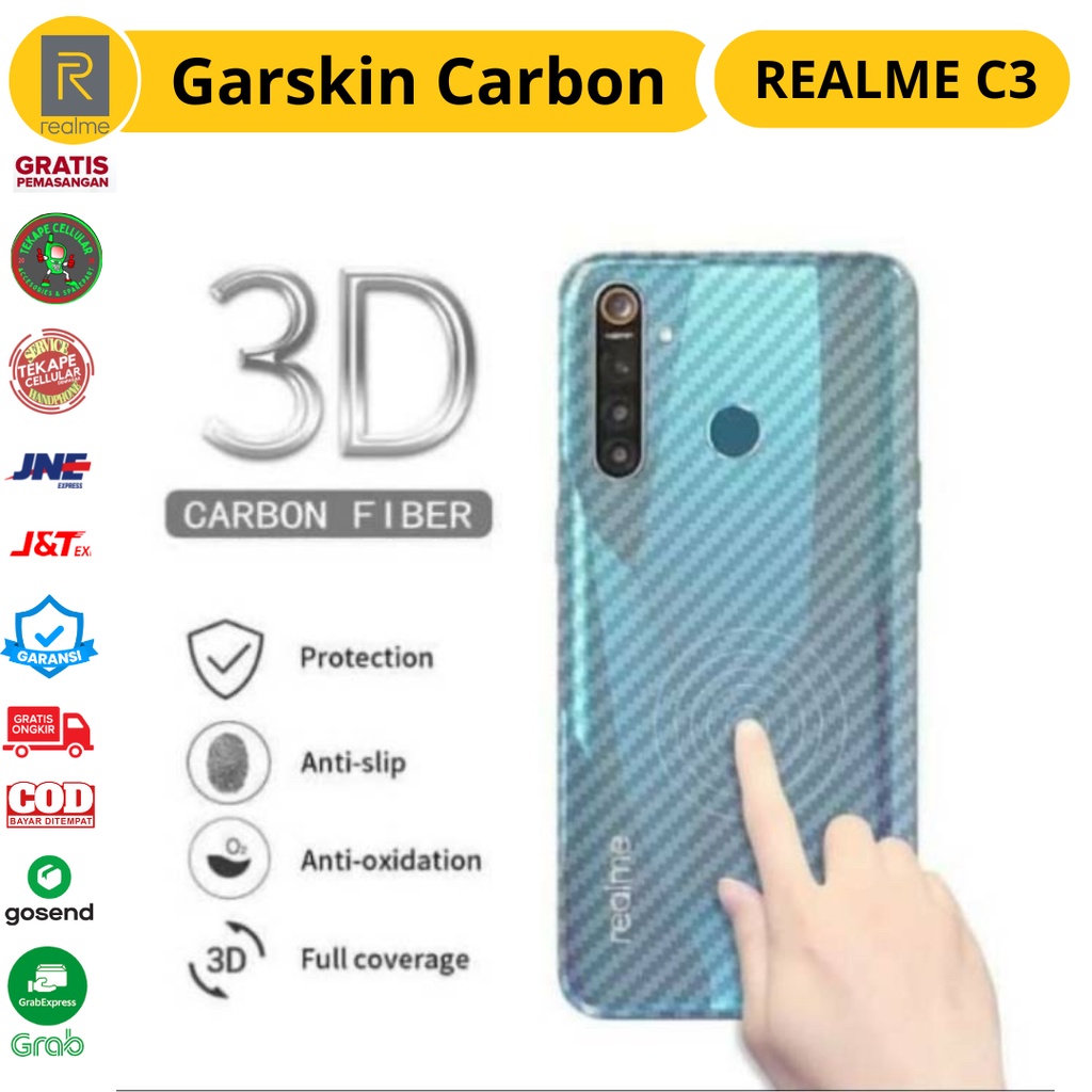 Garskin Handphone Realme C3 bisa cod