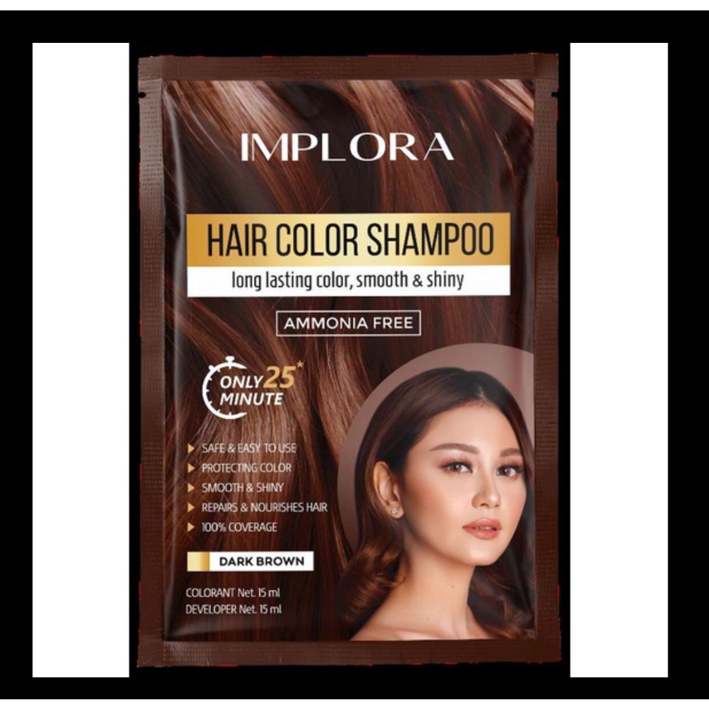 ✿ELYSABETHME✿ IMPLORA hair color semir permanent anti rambut rusak bercabang pewarna coloring