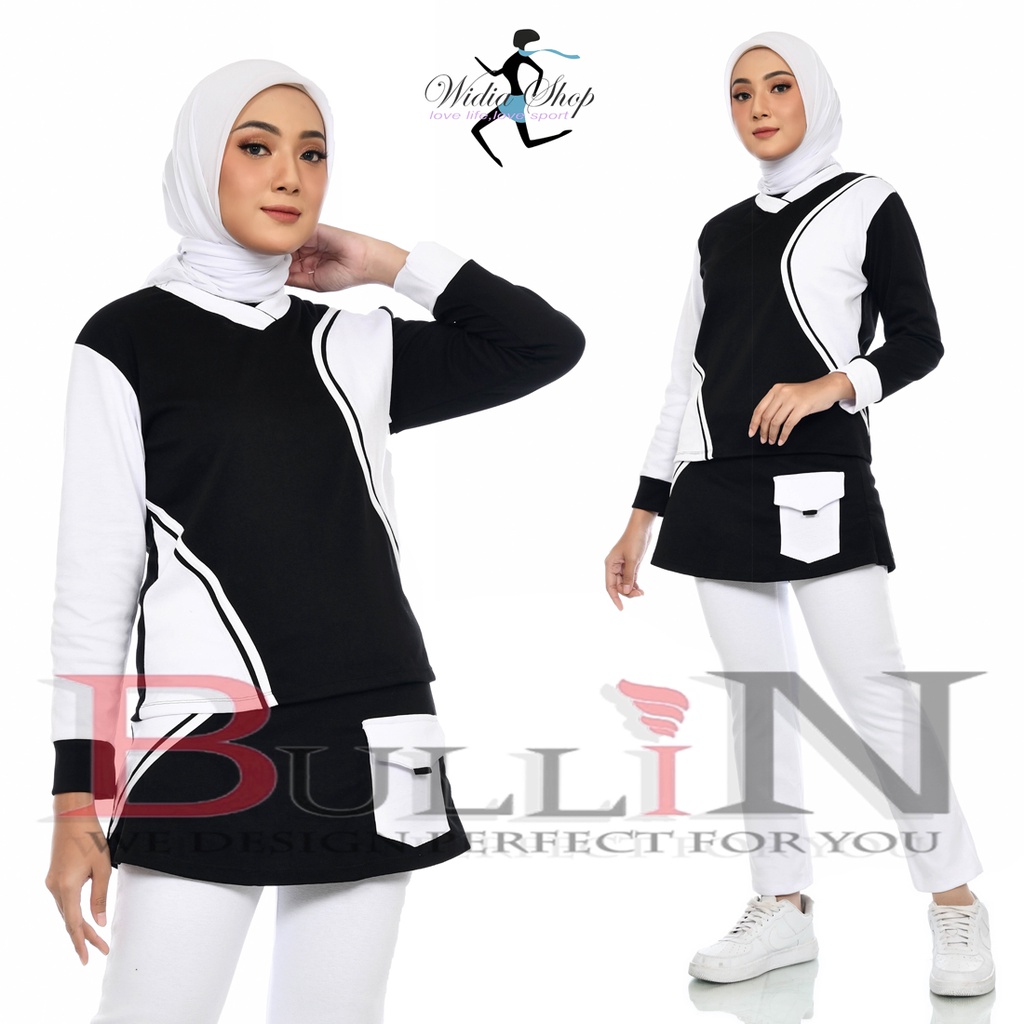 BULLIN Set Senam Panjang Aqifa Jumbo