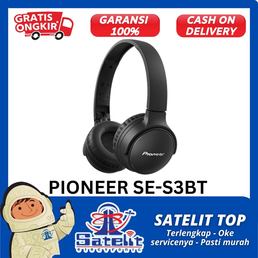 HEADSET BLUETOOTH PIONEER SE-S3BT