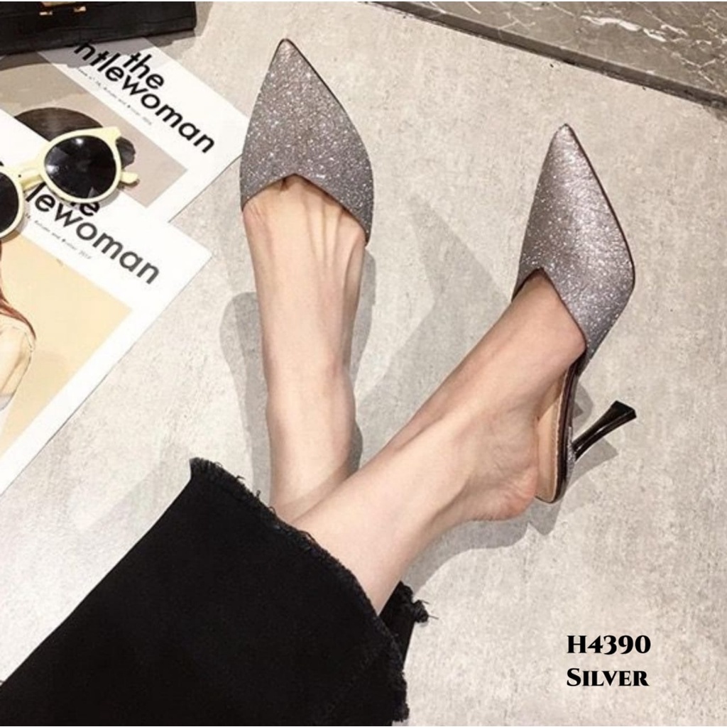 PRF Sepatu Heels Stiletto Fashion Korea H4390