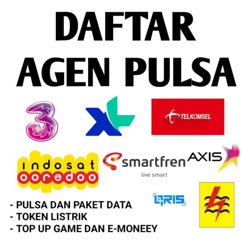 PENDAFTARAN AGEN PULSA RESMI ALL OPERATOR