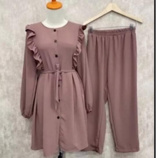 RECOMENDED SETELAN WANITA TERBARU {TUNIK+CELANA} BAJU SETELAN TERBARU & MURAH
