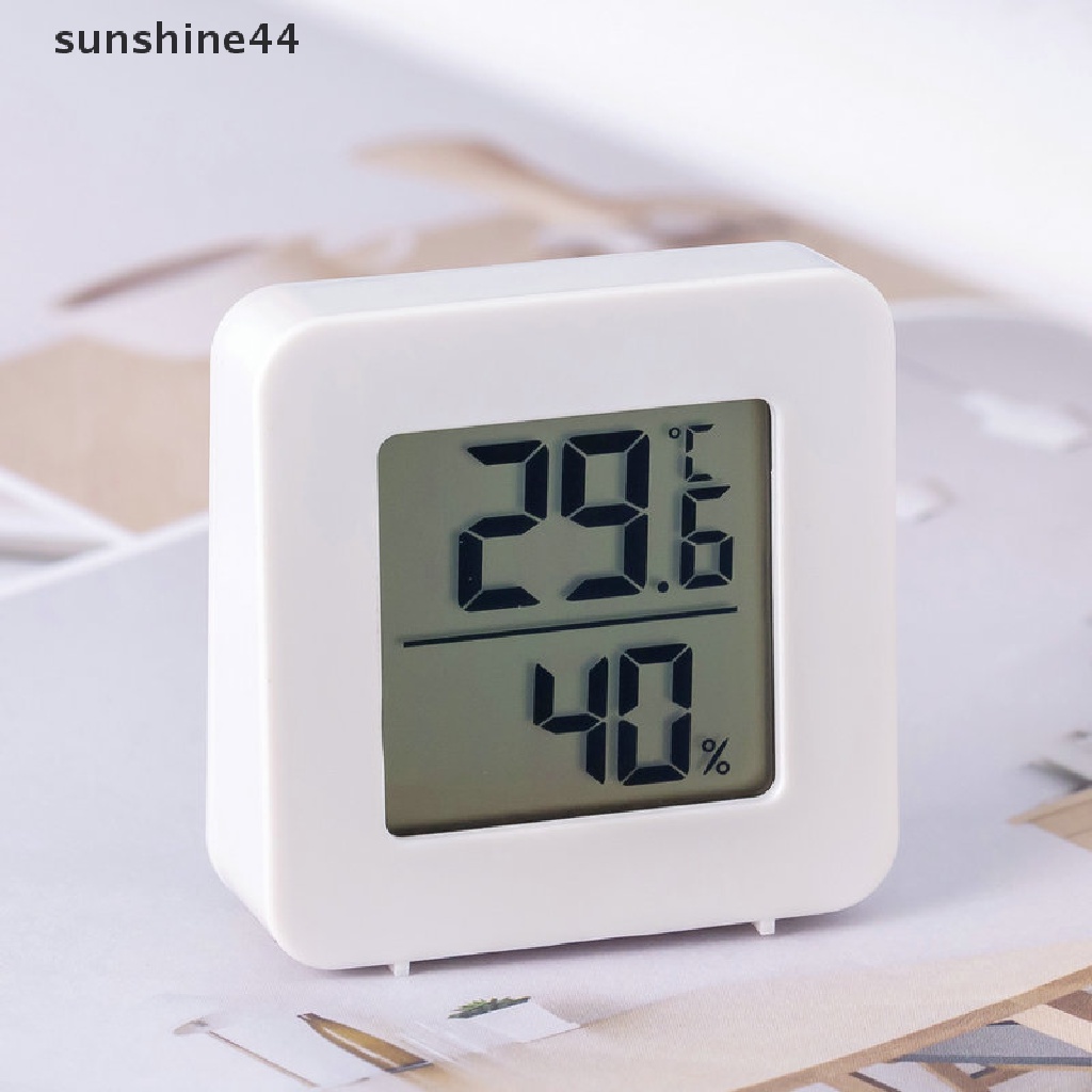 Sunshine Digital Electronic Thermohygrometer Indoor Mini Thermometer Hygrometer Basah Kering Kamar Bayi Dinding Kamar Pengukur Suhu ID