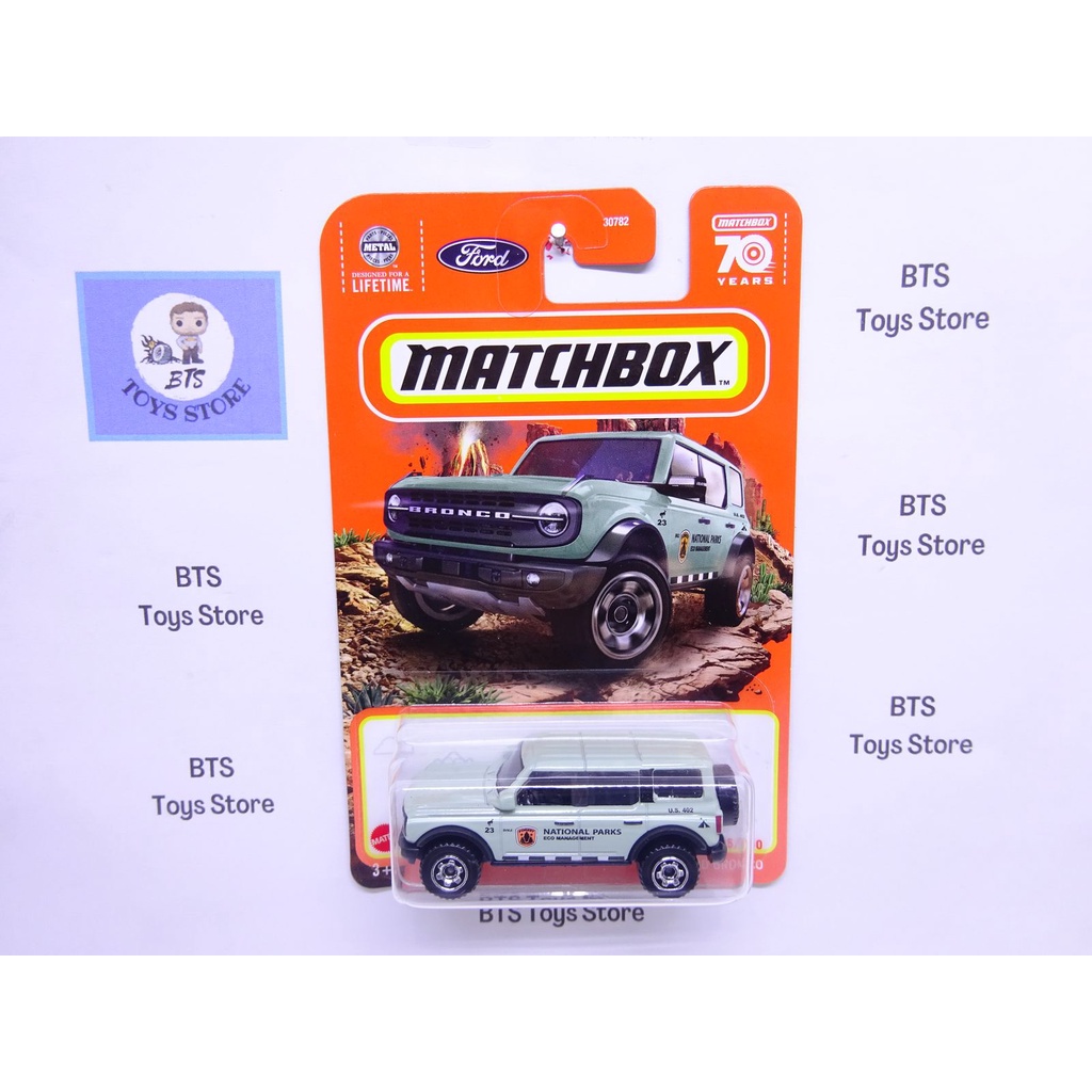 Matchbox Reguler 2021 Ford Bronco Hijau