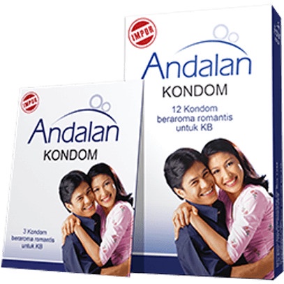 [3 PCS] Kondom Andalan Impor Beraroma Romantis Untuk KB Nyaman Di Gunakan