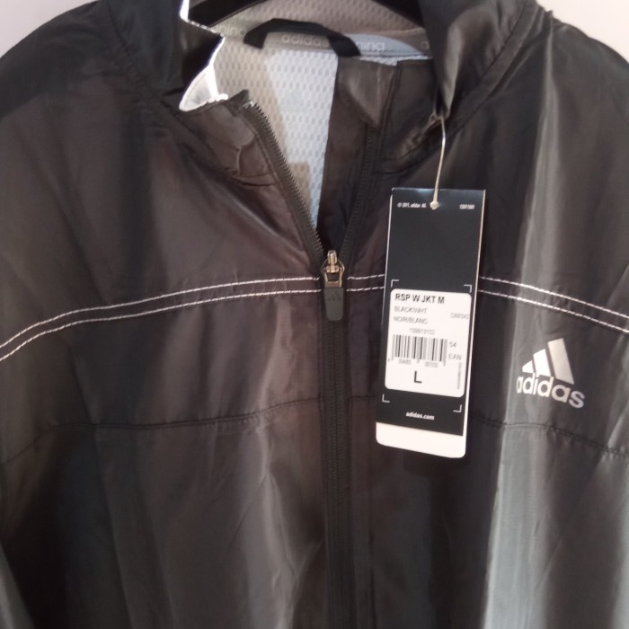 Jata Jaket Adidas Original 3 Stripe Series Training Running Gym Jacket