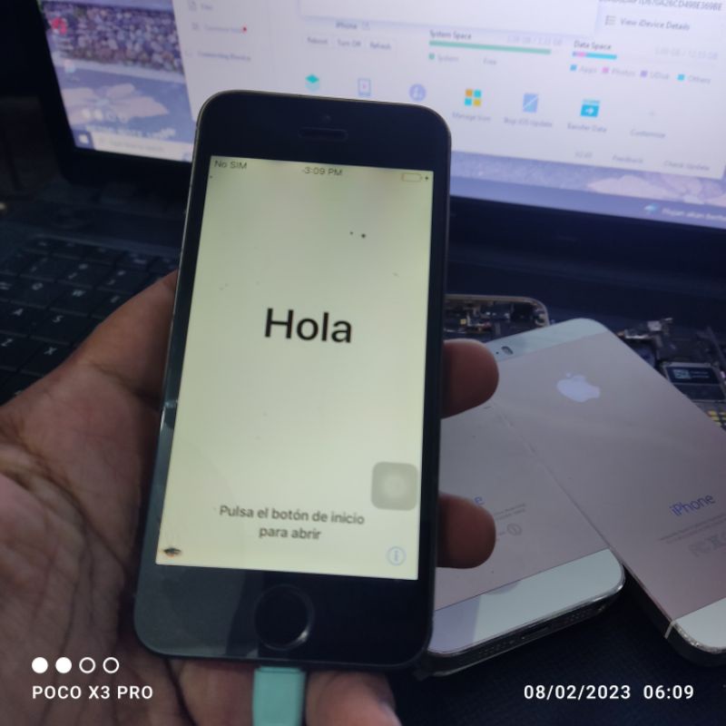 mesin i phone 5s Hello bahan Bypass anggap bahan atau sparepart