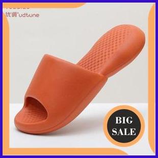 last stok UTUNE Sandal Rumah Anti-Slip Slipper EVA Soft Unisex  - Orange 1F3B23