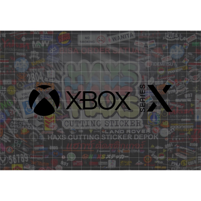 Cutting Sticker Xbox Series X Ukuran 15 Cm Untuk Mobil