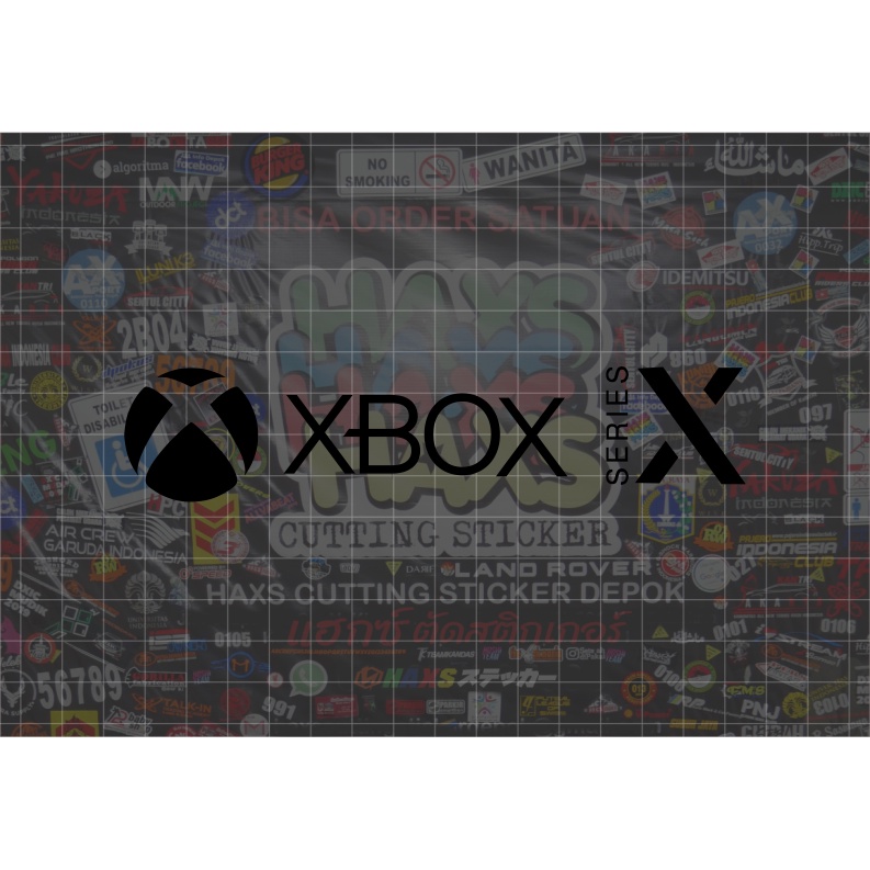 Cutting Sticker Xbox Series X Ukuran 15 Cm Untuk Mobil