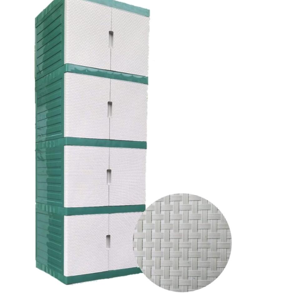 ❈ Lemari Baju lemari Pakaian Lemari Plastik Lemari BW PUTIH ✰