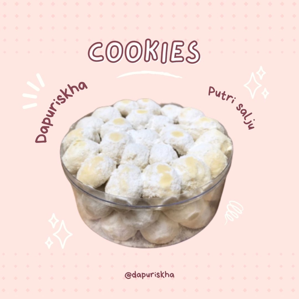 

Kue Kering Putri Salju Kharisma Cookies legit Premium