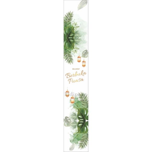 

PAPERBELT / SLEEVE BERBUKA PUASA DAUN - ISI 25 LEMBAR