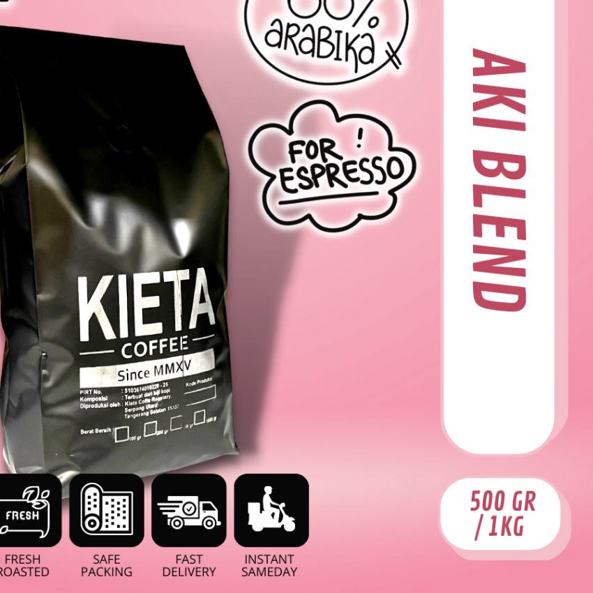 

➾ Biji Kopi Aki Espresso Blend 1kg ✤