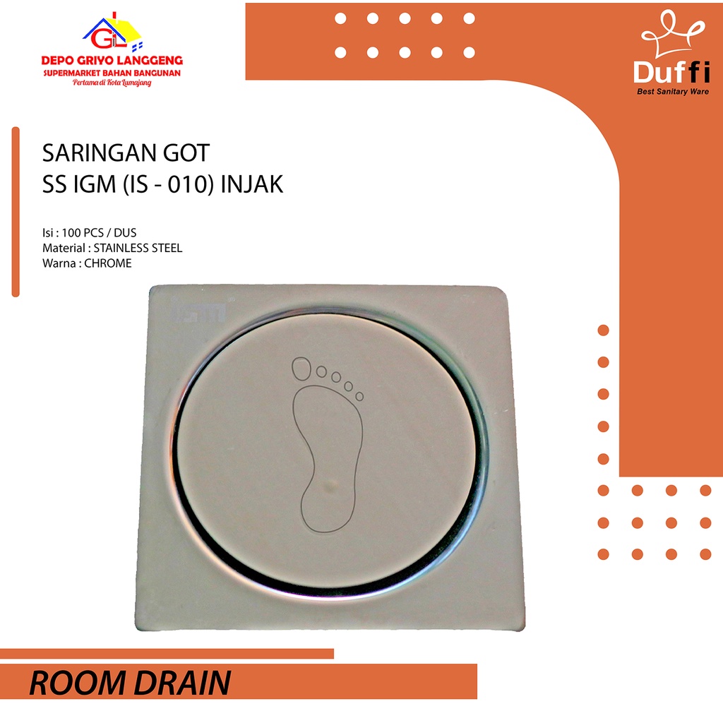 saringan got ss igm (is 010) injak