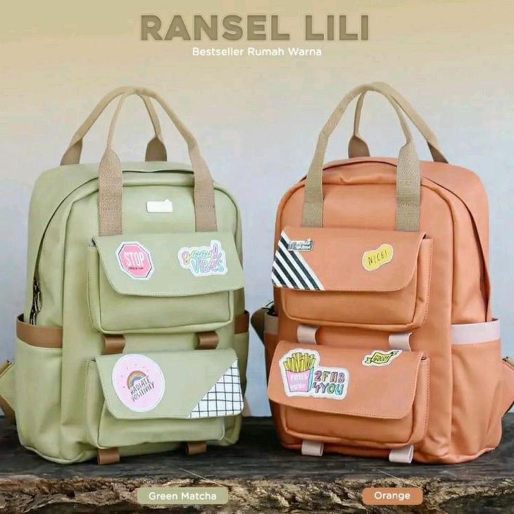 Tas Ransel Lili Rumah Warna