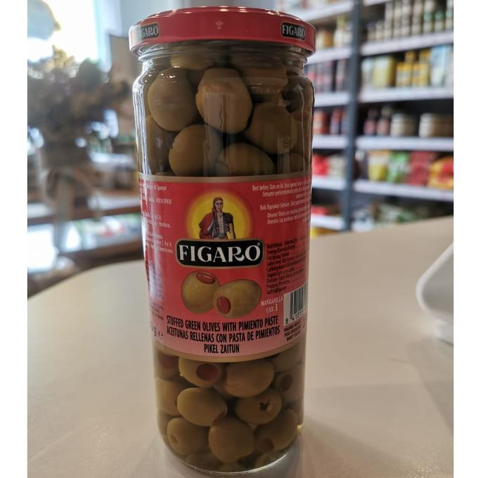 

Figaro Stuffed Green Olives with Pimento 450g / Acar Buah Zaitun Hijau TERLARIS