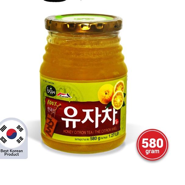 

➺ [HMART] Honey Citron Tea 580g - Minuman Konsentrat Jeruk Sitrun dengan ♥