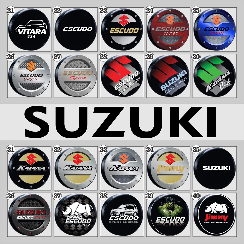 Cover Ban Serep Suzuki Katana Sarung Ban Serep Pelindung Ban Serep Penutup Ban Mobil Jimny