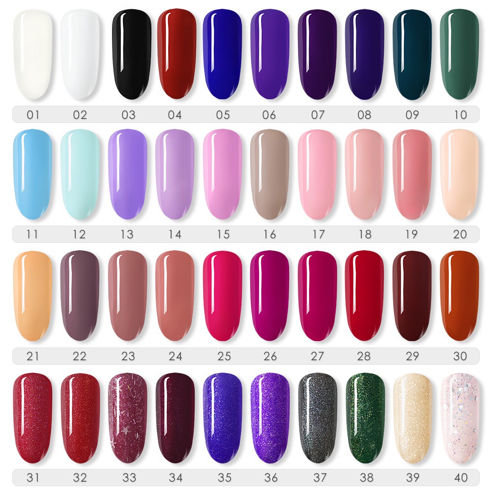 (01-40) COSCELIA Nail Gel Polish UV LED 8 ml / Kutek / Cat Kuku Bagus