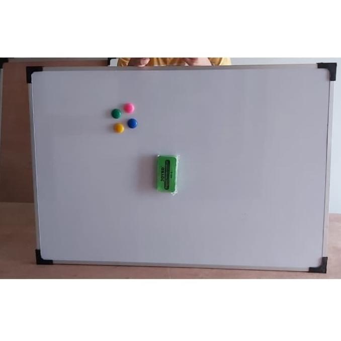 

whiteboard magnetik 90 x 120 cm gantung