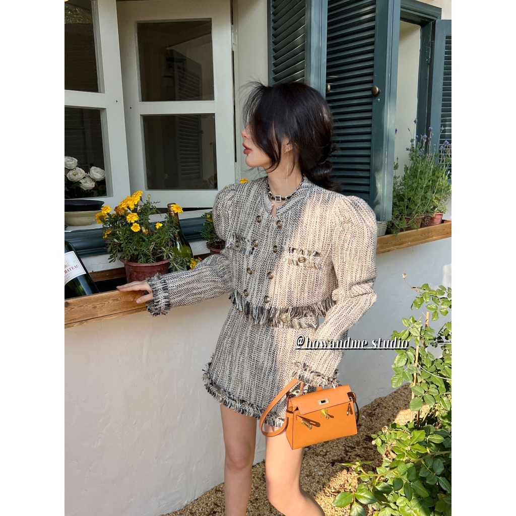 [✅BISA COD] #Sisjuly# Busana baru wanita rumbai jaket angin dupa kecil rok pendek setengah badan rok