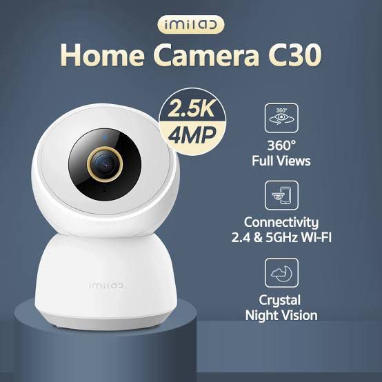 IMILAB CCTV C30 Home Security Camera 2.5K 4MP IPCAM - Night Vision 360°