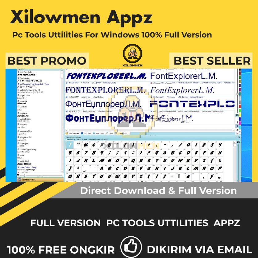 [Full Version] Lanmisoft FontExplore Pro PC Tools Software Utilities Lifetime Win OS