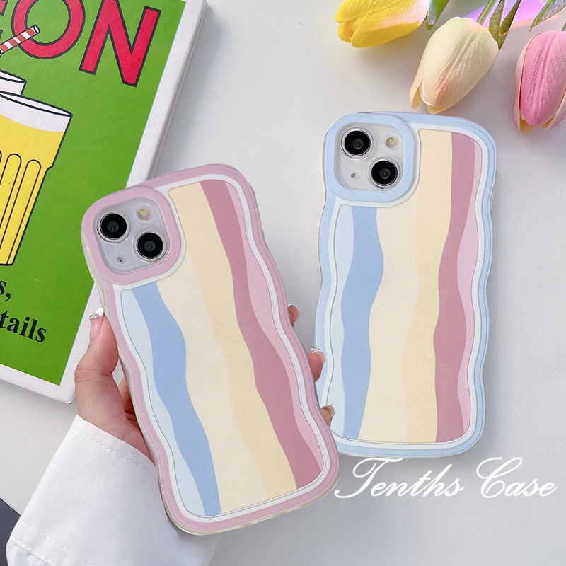 Redmi 12C 10C 10A 10 9 9A 9C 9T Note 12 11 Pro + 11s 11 10s 10 9s 9 8 Pro Poco X4Pro X3 Pro X3NFC M3 M4 F3 Mi11 Lite 10TPro Irregular Stripe Phone Case Soft Cover