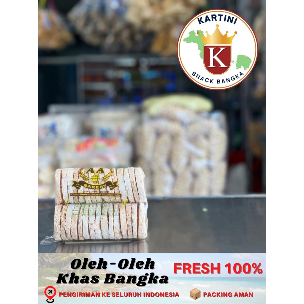 

Kue Sagon Putih Cap AA Bakery 300gr Khas Bangka