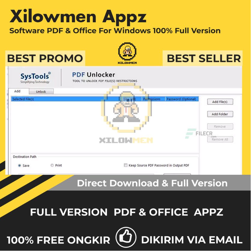 [Full Version]  SysTools PDF Unlocker Pro PDF Office Lifetime Win OS