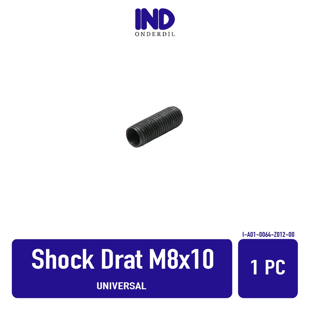 Shock-Sok-Shok Drat M8XM10-M 8X10-8 X 10 Besi Block-Blok Mesin