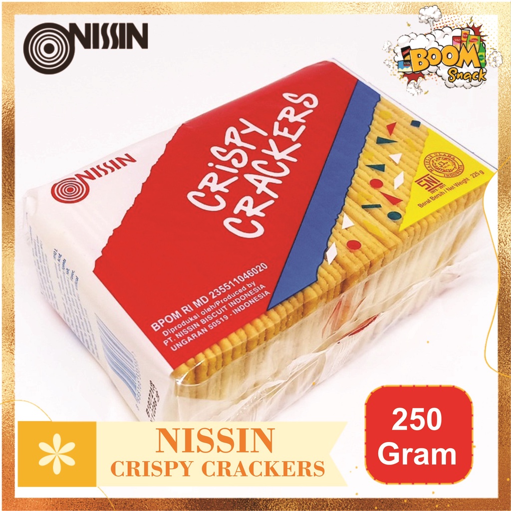 PCS - Nissin Crispy Crackers Kemasan 250 Gram