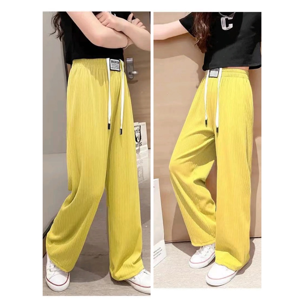 CHUBBI 1 Celana Anak Tanggung Perempuan Panjang Sporty Trendy Look Straight Joker Pants